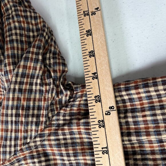 Pendleton Long Sleeve Pearl Snap Shirt Mens XL Austin Shirt Pima/ Merino Wool - Picture 6 of 8